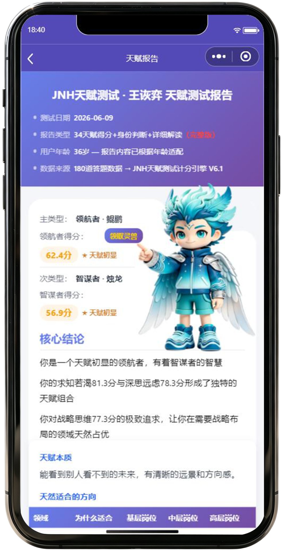 天赋报告 - 你的职场天赋解读